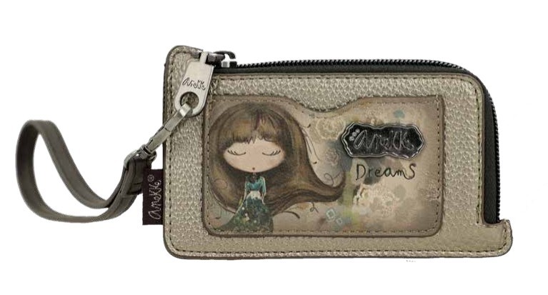 Etui na karty mały portfel Anekke 41709-012 Real - Anekke zdjęcie 1