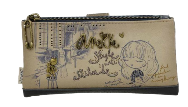 Portfel damski Anekke 41849-906 Mademoiselle Studio z blokadą RFID - Anekke zdjęcie 1