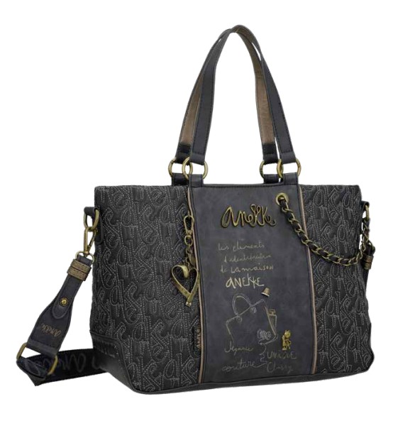 Granatowa torebka Anekke 41851-406 Mademoiselle Boutique - Anekke zdjęcie 1