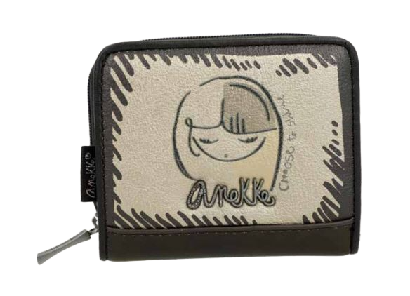 Mały portfel damski Anekke 41869-903 Mademoiselle Nature Koko z blokadą RFID - Anekke zdjęcie 1