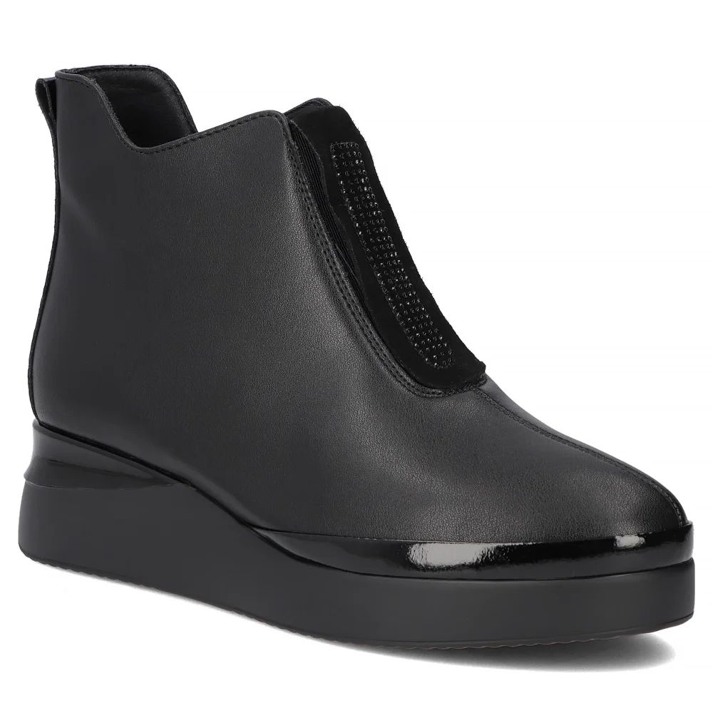 Skórzane botki Filippo DBT7394/25 czarny - Filippo zdjęcie 1