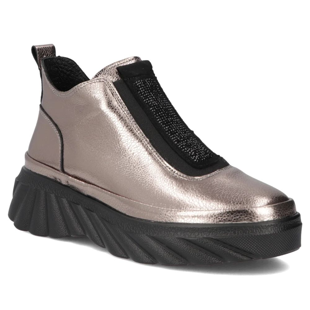 Botki skórzane Filippo DBT7426/25 gun metal - Filippo zdjęcie 1