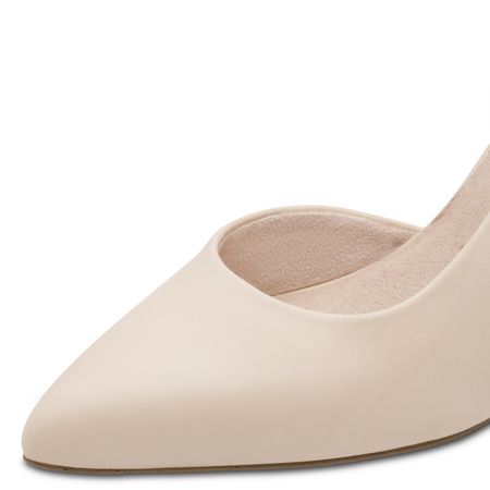 Czółenka sandały na obcasie Marco Tozzi 29604-403 beż