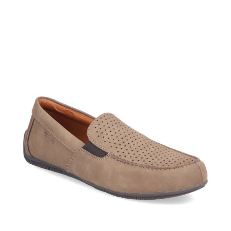 półbuty męskie mokasyny Rieker 09555-25 brąz