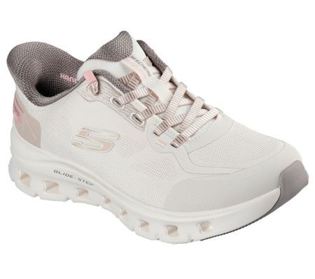 Wsuwane sneakersy sportowe półbuty Skechers 150428 beż
