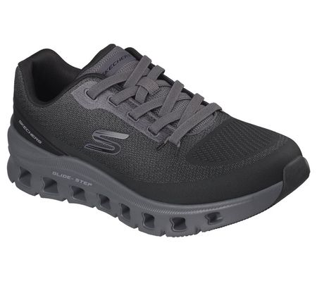Lekkie sneakersy sportowe półbuty męskie Skechers 233132 czarny 