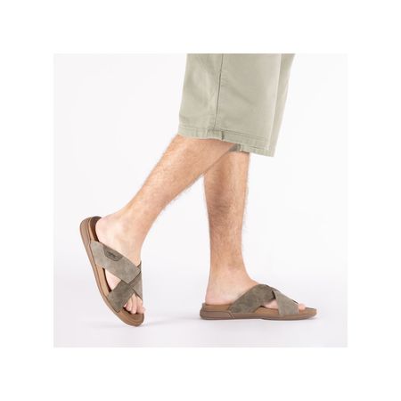 Brązowe klapki męskie Rieker 27080-25