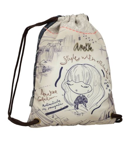 Plecak worek damski 2w1 Anekke 41484-004 Mademoiselle Studio