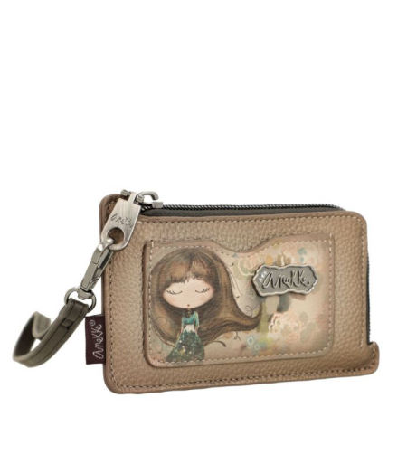 Etui na karty mały portfel Anekke 41709-012 Real - Anekke zdjęcie 3