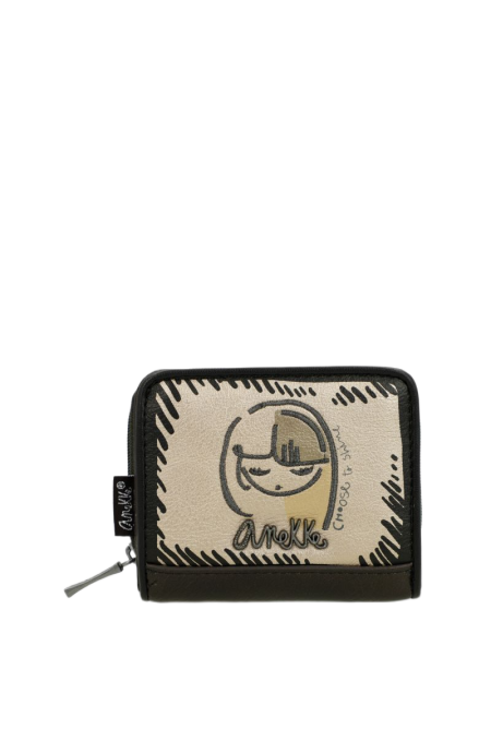 Mały portfel damski Anekke 41869-903 Mademoiselle Nature Koko z blokadą RFID - Anekke zdjęcie 4