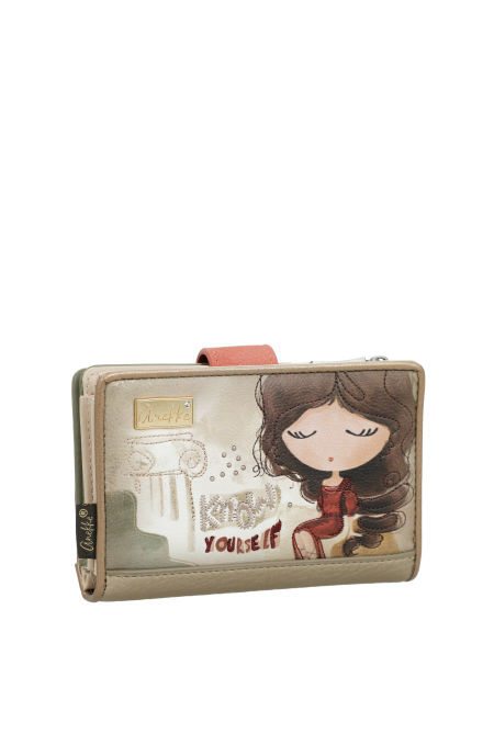 Portfel damski Anekke 42709-902 Muse z blokadą RFID