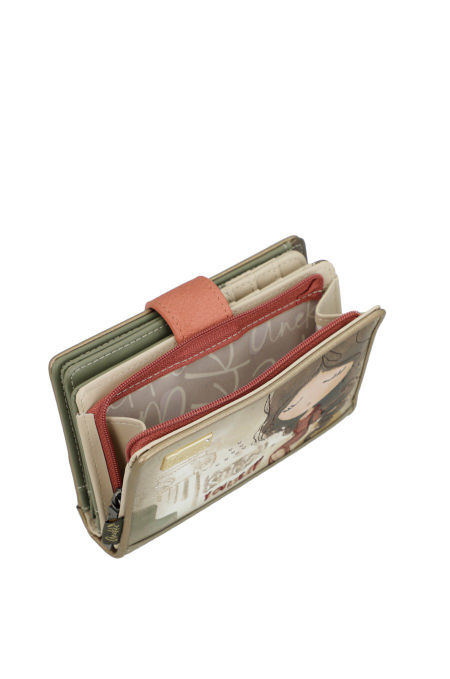 Portfel damski Anekke 42709-902 Muse z blokadą RFID