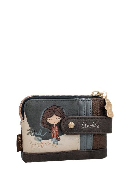 Etui na karty mały portfel Anekke 43709-027 Tulip