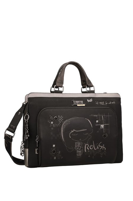 Torba teczka na laptopa aktówka Anekke 43756-116 Orchestra Iron