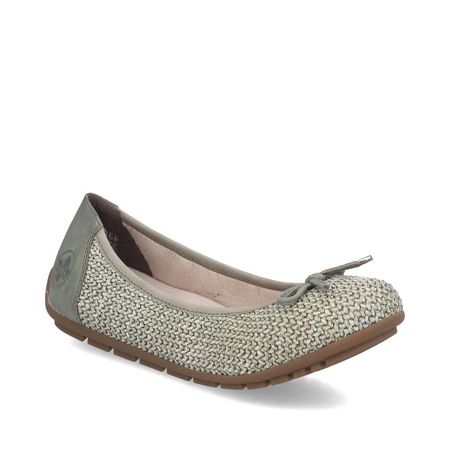 Przewiewne baleriny Rieker 43850-52 szary