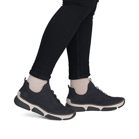 Półbuty sportowe Rieker 45975-00 czarny