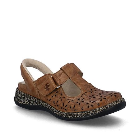 Sandały damskie Rieker 46397-22 brąz