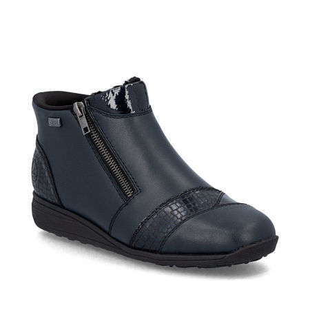 Botki z membraną Tex Rieker 47254-14 granat - Rieker zdjęcie 2