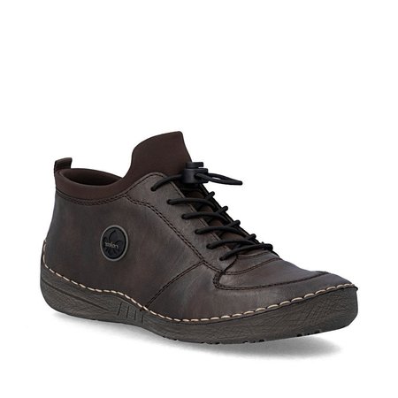 Półbuty sneakersy Rieker 52557-25 brąz
