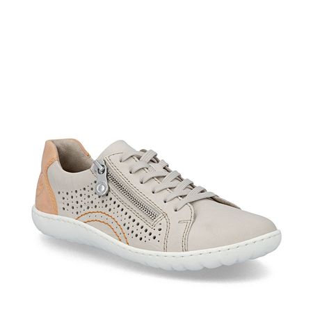 Zdrowotne półbuty barefoot Rieker 52824-60 beż