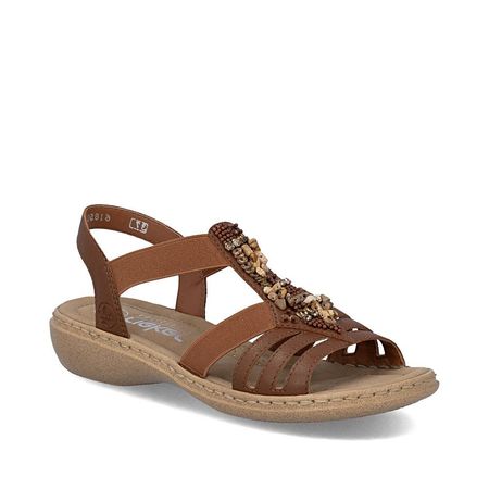 Sandały sportowe Rieker 61850-24 brąz