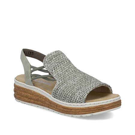 Sandały na platformie Rieker 62741-52