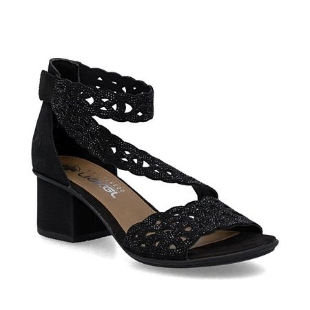 Eleganckie sandały na obcasie Rieker 64657-00