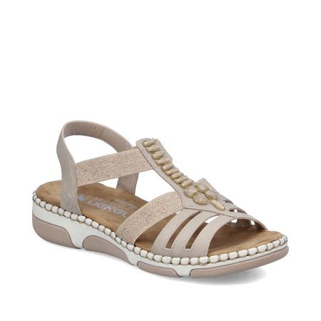 Sandały sportowe Rieker 66201-62 beż