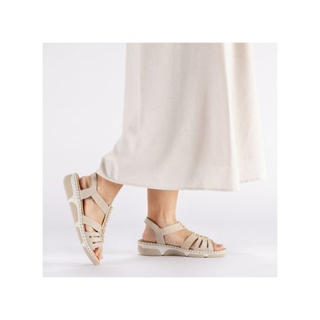 Sandały sportowe Rieker 66201-62 beż