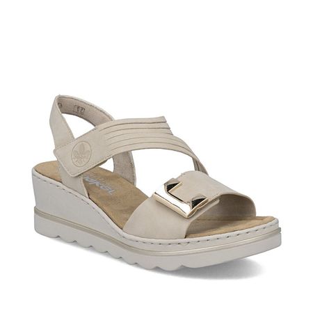 Sandały na koturnie Rieker 67410-62