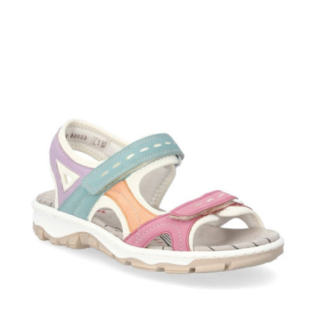 Sandały sportowe profilowane Rieker 68866-92 multi