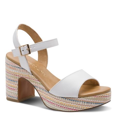 Sandały na obcasie i platformie Marco Tozzi 2-28008-42 197