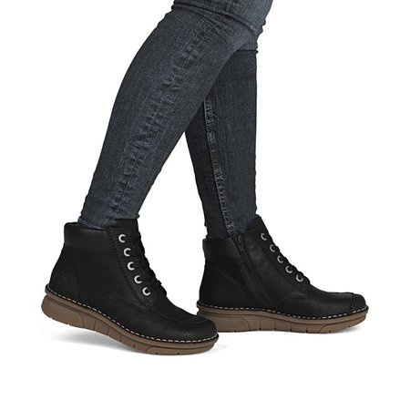 Botki Rieker 73303-00 czarny