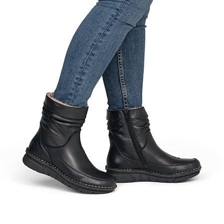 Botki Rieker 73366-01 czarne