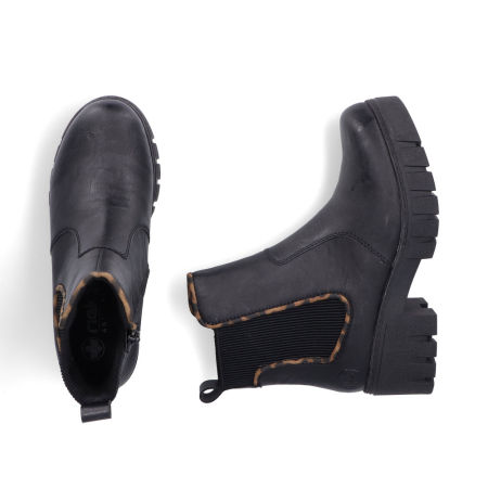 Botki workery Rieker 74562-00 czarny