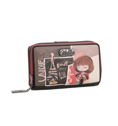 Portfel damski Anekke 41809-909 Mademoiselle z blokadą RFID