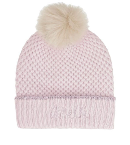 Czapka beanie z pomponem Anekke 39471-322 róż - Anekke zdjęcie 1