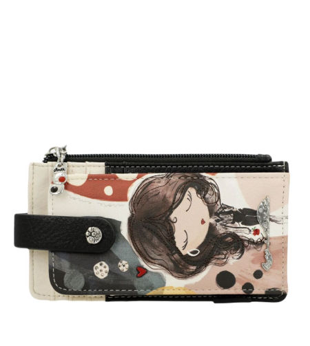Etui na karty portfel damski Anekke 40709-013 Alma