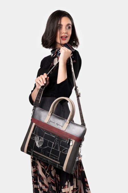 Torba na laptopa Anekke 41806-110 Mademoiselle aktówka damska - Anekke zdjęcie 2