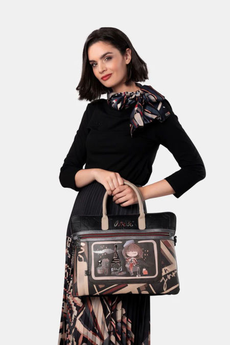 Torba na laptopa Anekke 41806-110 Mademoiselle aktówka damska - Anekke zdjęcie 3