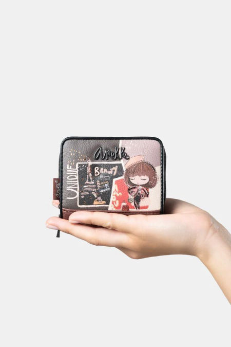Mały portfel damski Anekke 41809-903 Mademoiselle z blokadą RFID - Anekke zdjęcie 1