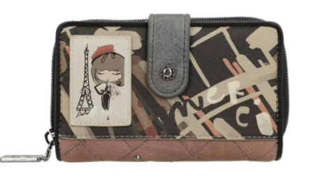 Portfel damski Anekke 41819-909 Mademoiselle Parisian z blokadą RFID - Anekke zdjęcie 2