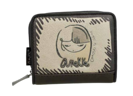 Mały portfel damski Anekke 41869-903 Mademoiselle Nature Koko z blokadą RFID - Anekke zdjęcie 1