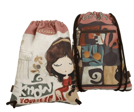 Plecak worek damski 2w1 Anekke 42474-001 Muse