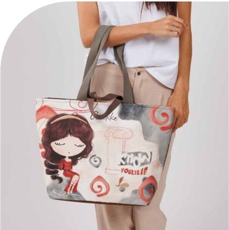 Anekke duża torba plażowa na zamek 42474-211 Muse