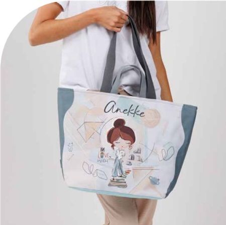 Anekke duża torba plażowa na zamek 42484-213 Sophia