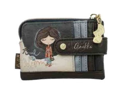 Etui na karty mały portfel Anekke 43709-027 Tulip