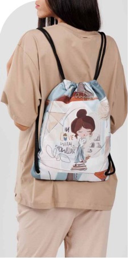 Plecak worek damski 2w1 Anekke 42484-003 Sophia