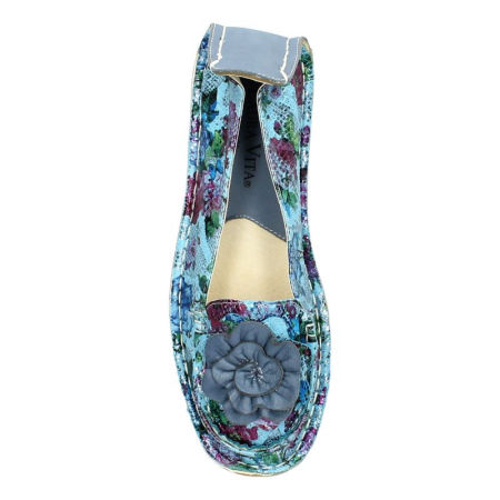 baleriny z kwiatem Laura Vita AUCDREYO 21 jeans