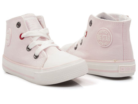 Różowe trampki dziecięce Big Star HH374087